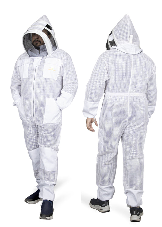 Sting Proof Bee Suit - Light Weight & Maximum Bee Protection Clothing for Beginner Beekeepers
